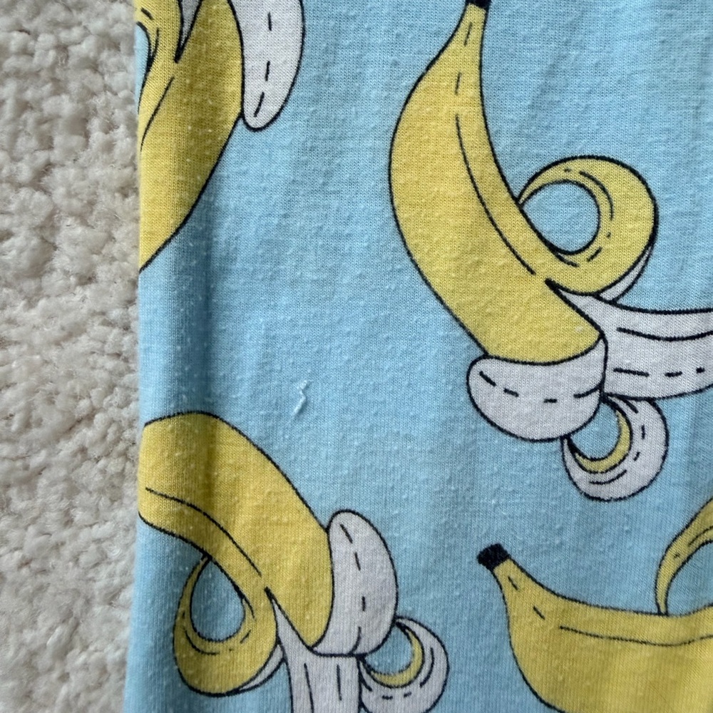 Little Sleepies Blue and Yellow Banana Print Outfit - Picture 11 of 15
